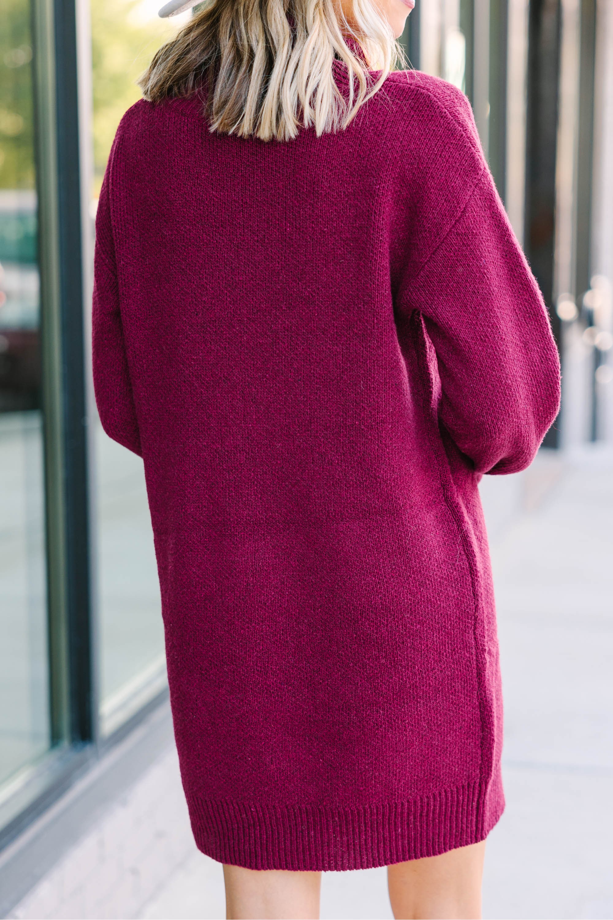 What Goes Around Lave Red Sweater Dress