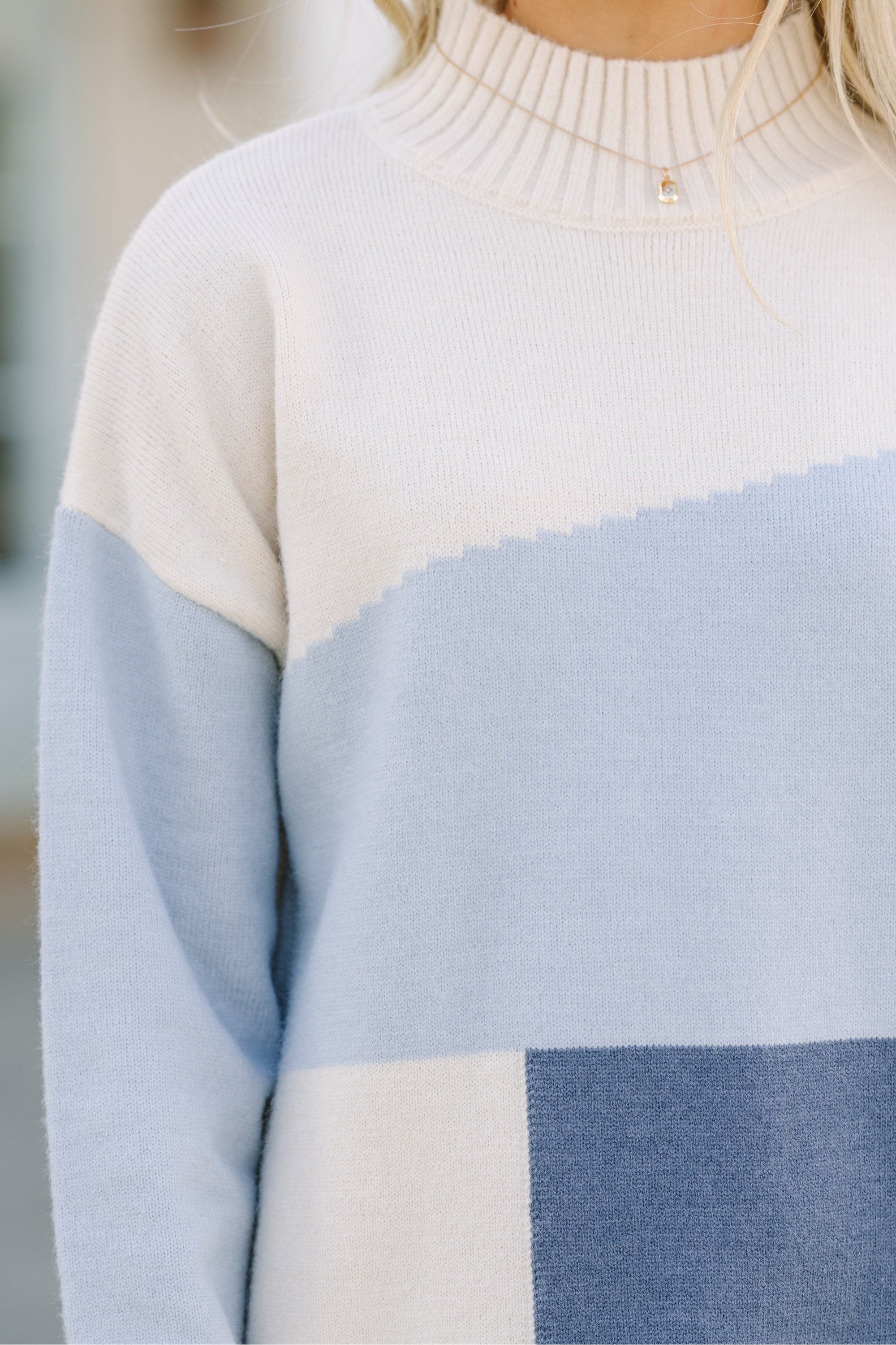 Good News Colorblock Tunic Sweater