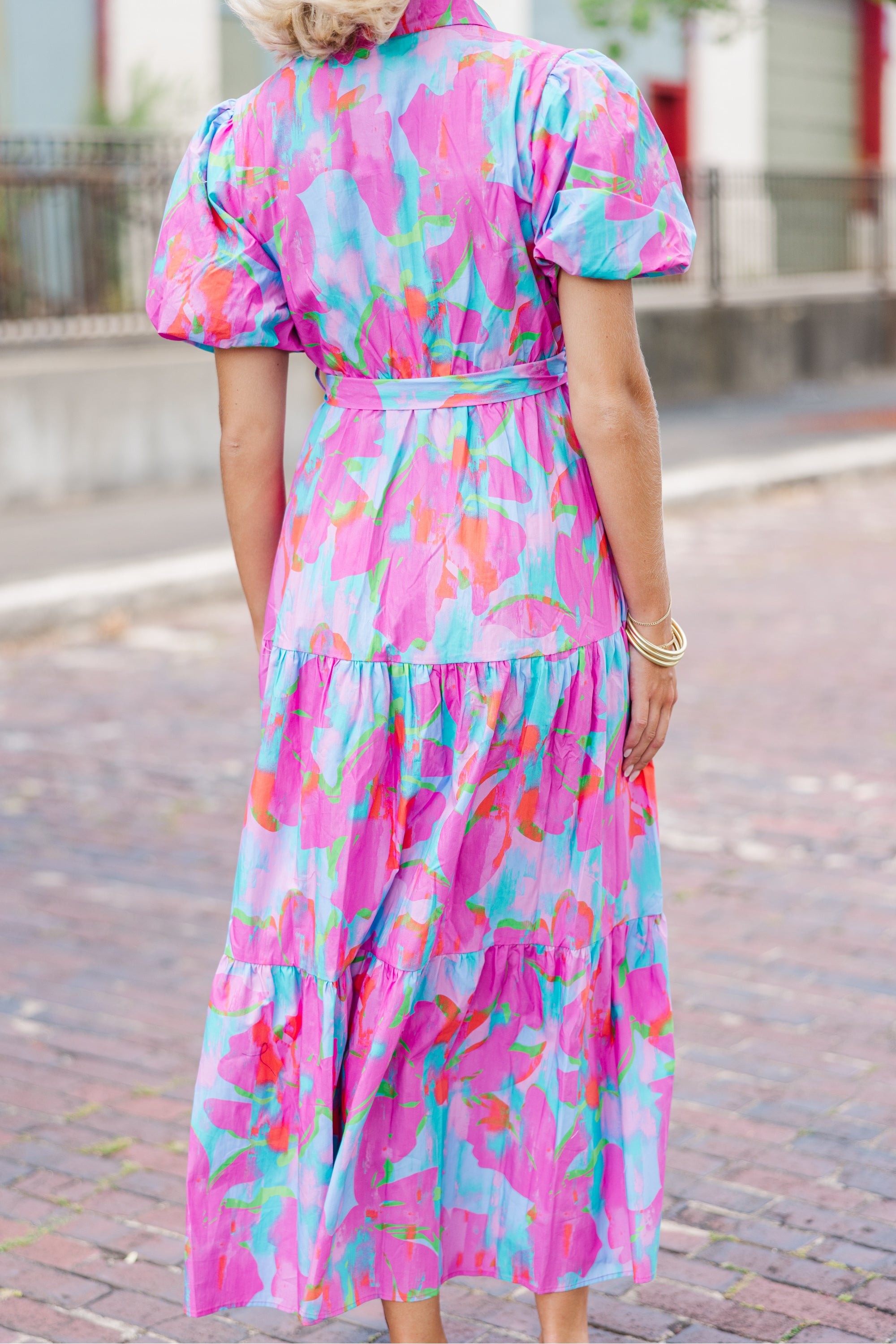 It's Your Choice Pink Floral Maxi Dress